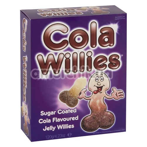 Цукерки у вигляді пеніса Cola Willies - кока-кола, 120 г