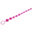 Анальний ланцюжок Anal Beads з петелькою, рожевий - Фото №2