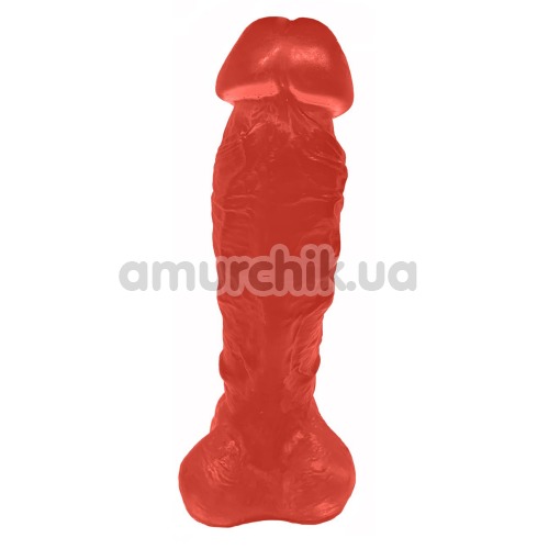 Мыло в виде пениса с присоской Чистий Кайф XL, красное