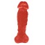 Мыло в виде пениса с присоской Чистий Кайф XL, красное - Фото №1
