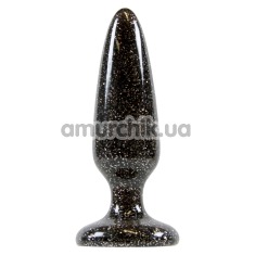 Анальная пробка Starlight Gems Booty Boppers Small, черная - Фото №1