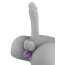 Эрекционное кольцо со стимулятором простаты Ball Cinch With Anal Bead, фиолетовое - Фото №5