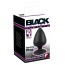 Анальна пробка Black Velvets Vibrating Plug Silicone, чорна - Фото №6