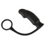 Эрекционное кольцо со стимулятором простаты с вибрацией Black Velvets Vibrating Ring + Plug - Фото №2