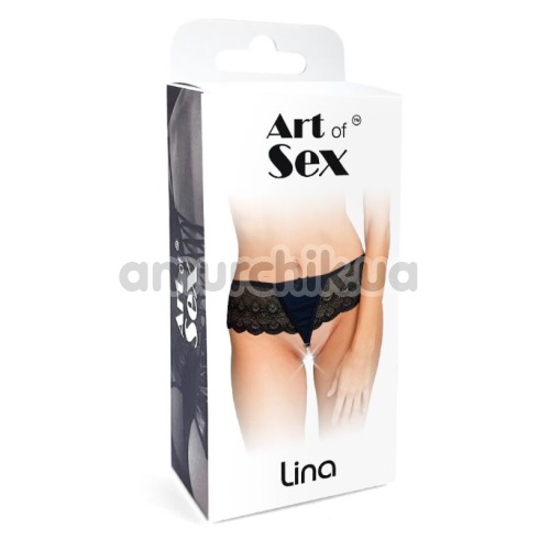 Трусики-стринги Art of Sex Lina, черные