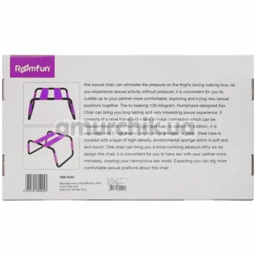 Стілець для сексу Roomfun Detachable Sex Chair, чорно-фіолетовий