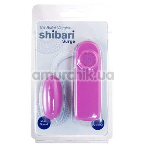 Виброяйцо Shibari Surge 10x, розовое