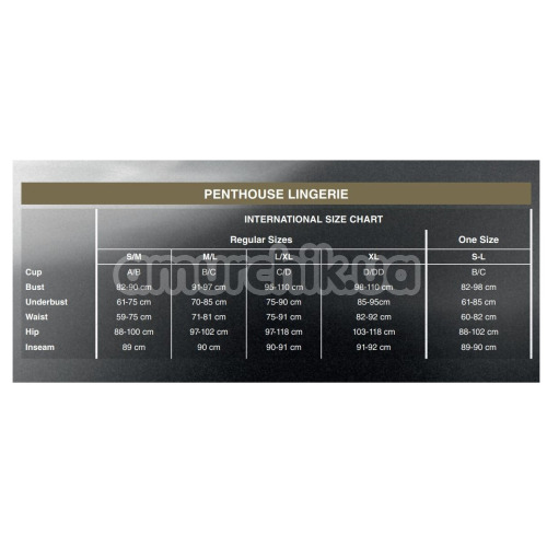 Комбінезон Penthouse Lingerie Fancy Me 4015460, чорний