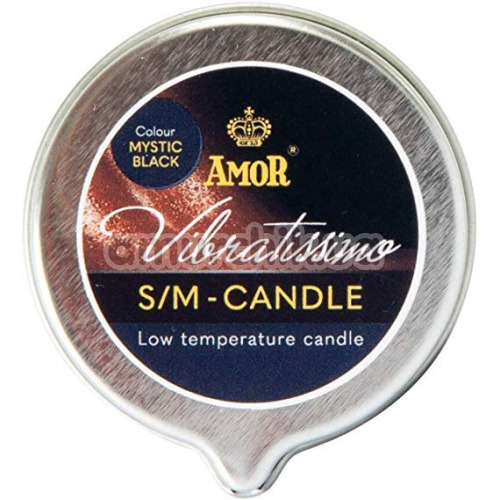 Свеча Amor Vibratissimo S/M Candle Mystic Black, 50 мл