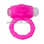 Виброкольцо А-Toys Powerful Cock Ring 769001, розовое - Фото №1