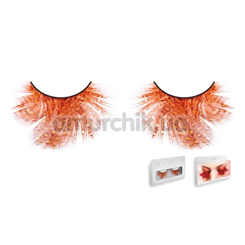 Ресницы Orange-Red Feather Eyelashes (модель 617)