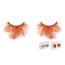 Ресницы Orange-Red Feather Eyelashes (модель 617) - Фото №2