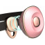 Зажимы на соски с ошейником Qingnan No.2 Vibrating Nipple Clamps And Choker Set, розовые - Фото №2