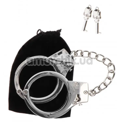 Наручники Taboom Silver Plated BDSM Handcuffs, серебристые