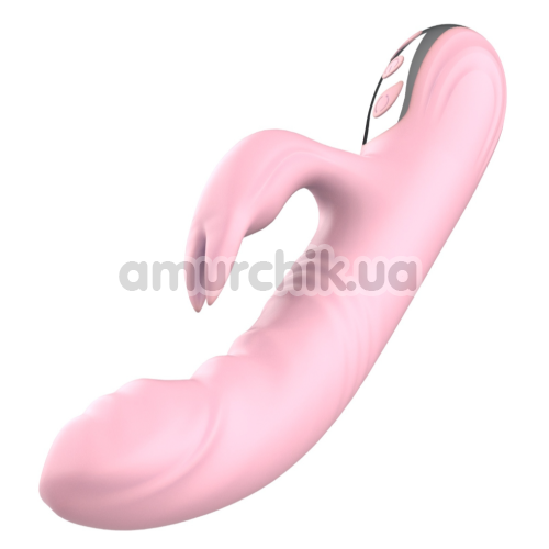 Вібратор з ротацією і поштовхами Finger Thrusting Vibrator Michelle, рожевий
