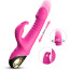 Вибратор с толчками и вращением головки Thrusting Vibrator Zing, розовый - Фото №7