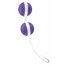 Вагинальные шарики Joyballs Trend, фиолетово-белые - Фото №2