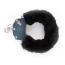 Наручники Hi-Basic Fur-lined Handcuffs, черные - Фото №3