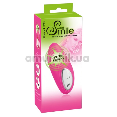 Кліторальний вібратор Smile Touch Vibe Rechargeable, рожевий