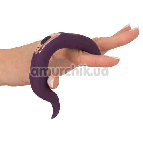Виброкольцо для члена Couples Choice Two Motors Couples Ring, фиолетовое 