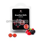 Массажное масло Secret Play Brazilian Balls Berries - ягоды, 50 мл - Фото №1