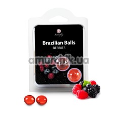 Массажное масло Secret Play Brazilian Balls Berries - ягоды, 50 мл - Фото №1