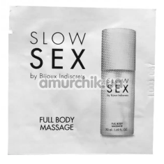 Гель для масажу Bijoux Indiscrets Slow Sex Full Body Massage, 2 мл - Фото №1