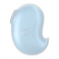 Симулятор орального секса для женщин с вибрацией Satisfyer Cutie Ghost, голубой - Фото №2