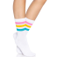 Шкарпетки Leg Avenue Pride Pansexual, білі - Фото №1