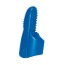 Вибронапалечник для стимуляции клитора Finger Clip, синий - Фото №1