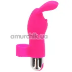 Вибратор на палец Finger Vibe Bunny Pleaser Rechargeable, розовый - Фото №1