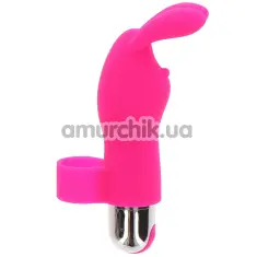 Вібратор на палець Finger Vibe Bunny Pleaser Rechargeable, рожевий - Фото №1