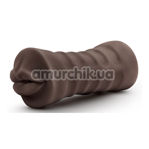 Симулятор орального секса с вибрацией Hot Chocolate Heather, коричневый