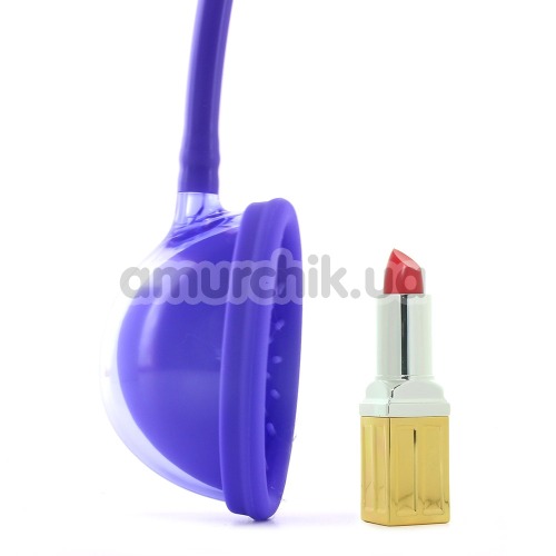 Вакуумная помпа для клитора Silicone Clitoral Pump, фиолетовая