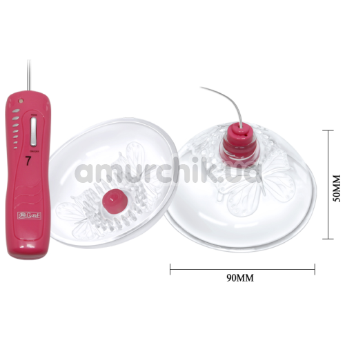 Вібростимулятори для грудей Momo II Breast Enhancer, прозорі