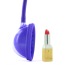 Вакуумна помпа для клітора Silicone Clitoral Pump, фіолетова - Фото №4