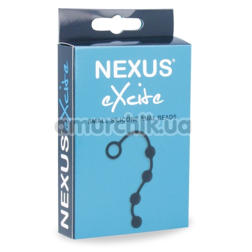 Анальний ланцюжок Nexus Excite Small Anal Beads, чорний