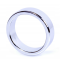 Эрекционное кольцо Boss Series Metal Cock Ring Large, серебрянное - Фото №2