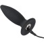 Анальная пробка с вибрацией Black Velvets Rechargeable Plug S, черная - Фото №4