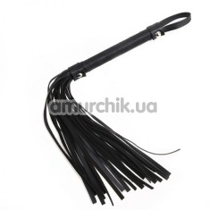Флоггер PVC Whip, чёрный - Фото №1