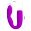 Вибратор клиторальный и точки G Pretty Love Quintion, фиолетовый - Фото №5