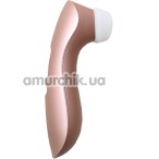 Симулятор орального сексу для жінок з вібрацією Satisfyer Pro 2 +, золотий - Фото №1