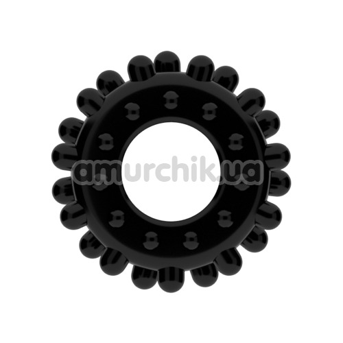 Ерекційне кільце Power Plus Cock Ring Series LV1433, чорне - Фото №1