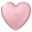 Симулятор орального секса для женщин с вибрацией Satisfyer Cutie Heart, розовый - Фото №5