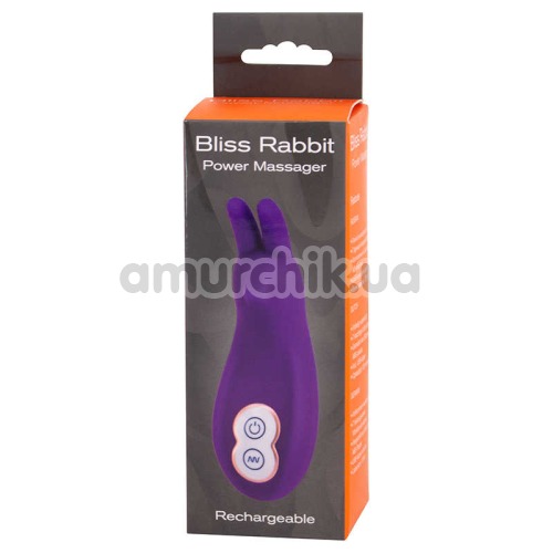 Клиторальный вибратор Bliss Rabbit Power Massager, фиолетовый