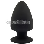 Анальная пробка Cheeky Love Premium Silicone Plug L, черная - Фото №1