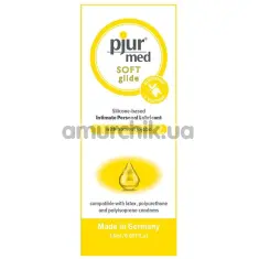 Лубрикант Pjur Med Soft Glide на силіконовій основі, 1.5 мл - Фото №1