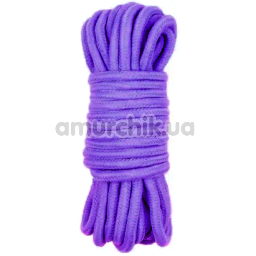 Мотузка для бондажу DS Fetish 5 M, фіолетова - Фото №1