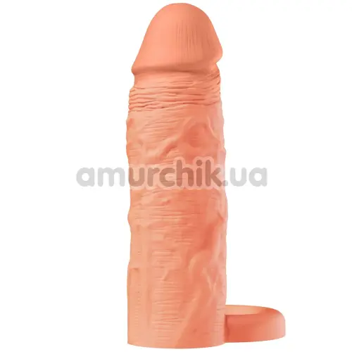 Насадка на пенис Hidden Desire Inferno Sleeves Penis Sleeve With Ring 15 см, телесная