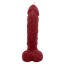 Свічка у формі фалоса Чистий Кайф Red Size L, червона - Фото №2